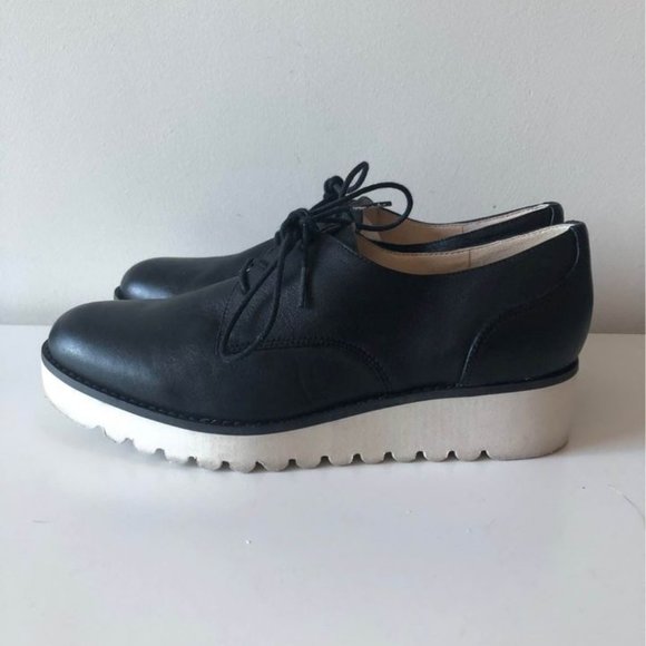 Leather Platform Shoes